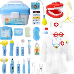 MediKit™ Premium Kids Doctor Play Set – 35-Piece Pretend Medical Kit
