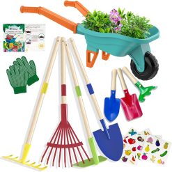 kids pretend gardening set