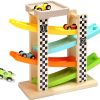 wooden car ramp racer track