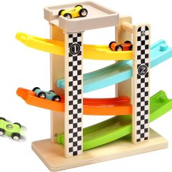 wooden car ramp racer track